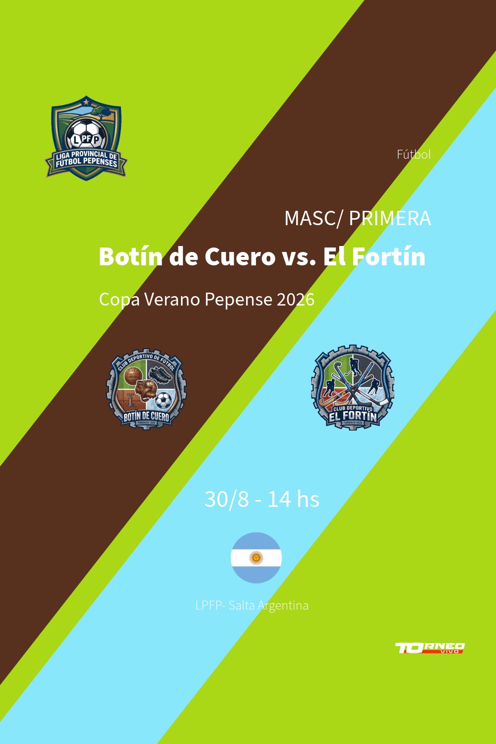 30/08 Liga Pepenses - Botín de Cuero vs. El Fortín