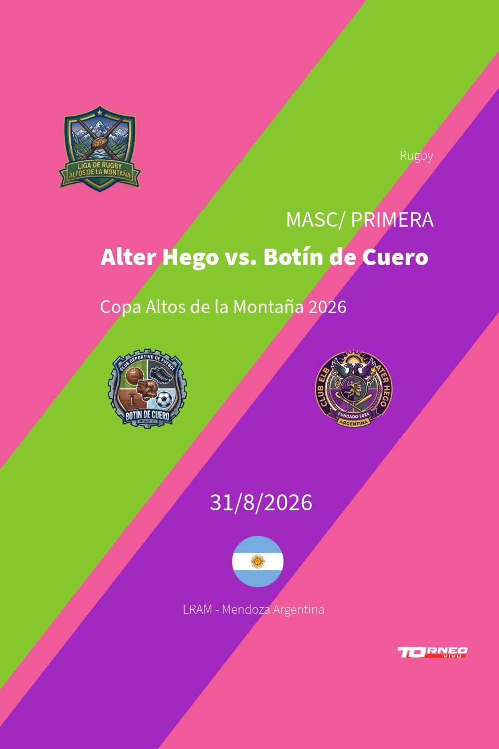 31/08 Copa Altos de la Montaña - Alter Hego vs. Botín de Cuero